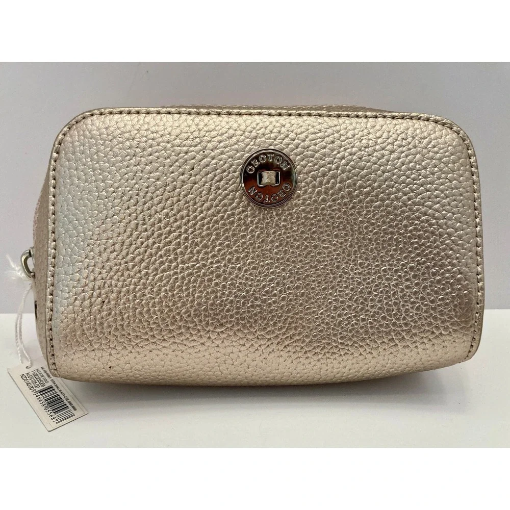 NWT Oroton Pebble Leather Extra Small Beauty Case‎ Australia